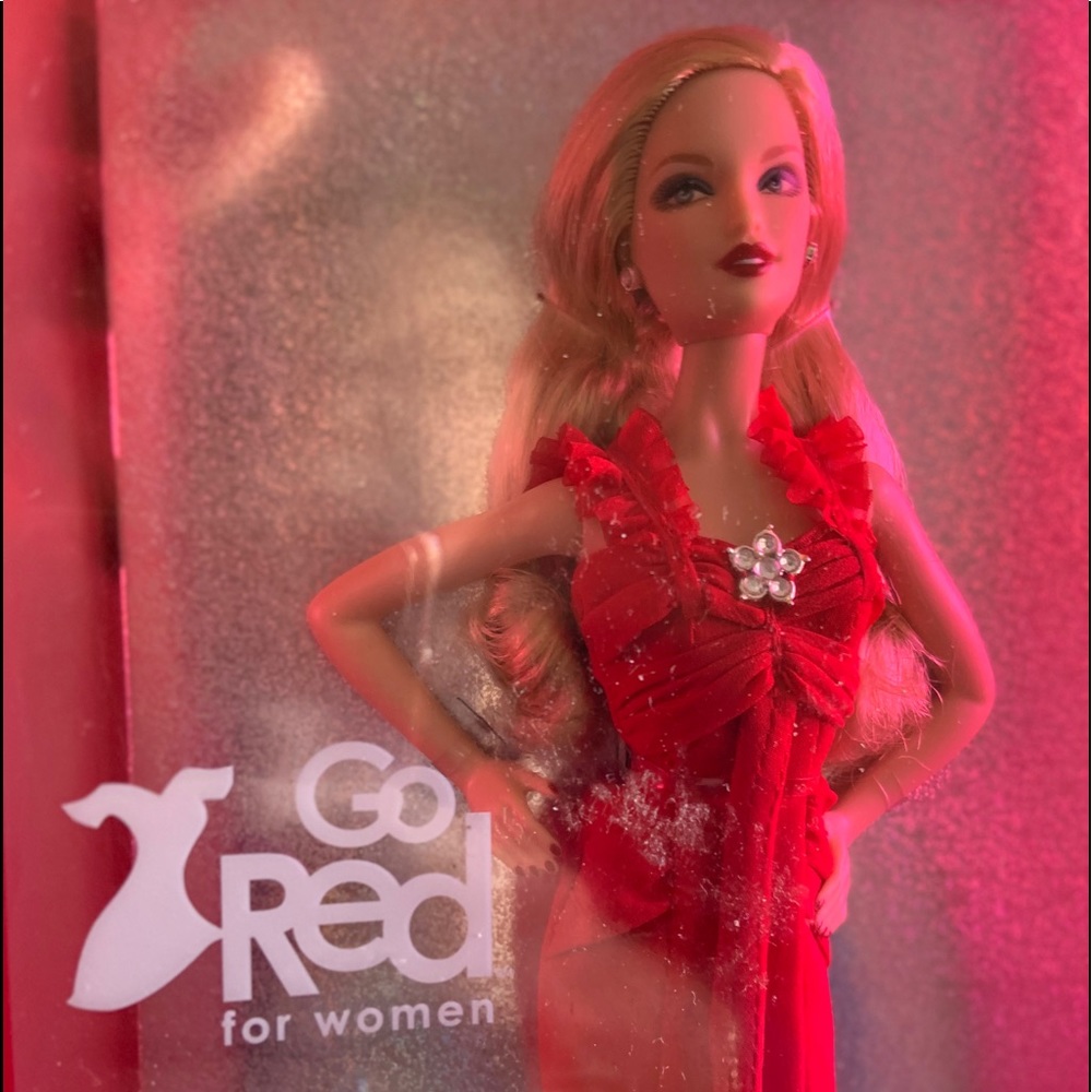 Go Red, American Heart Assoc, Barbie